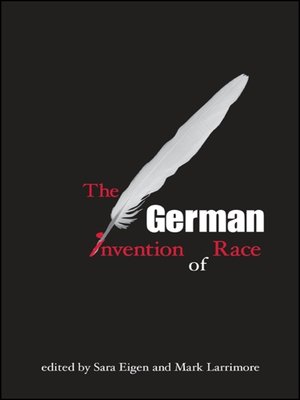 cover image of The German Invention of Race